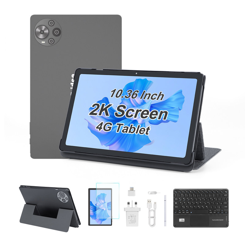 C 아이디어 10.36인치 안드로이드 14 태블릿 PC 2K 화면 학생용 교육용 태블릿 R1036