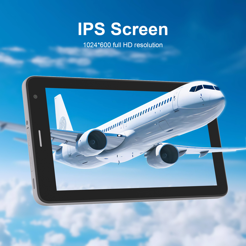 C idea 7인치 와이파이 태블릿 (케이스 포함) 8+256GB 저장 공간 쿼드 코어 프로세서 600x1024 IPS 터치스크린 CM528 그레이