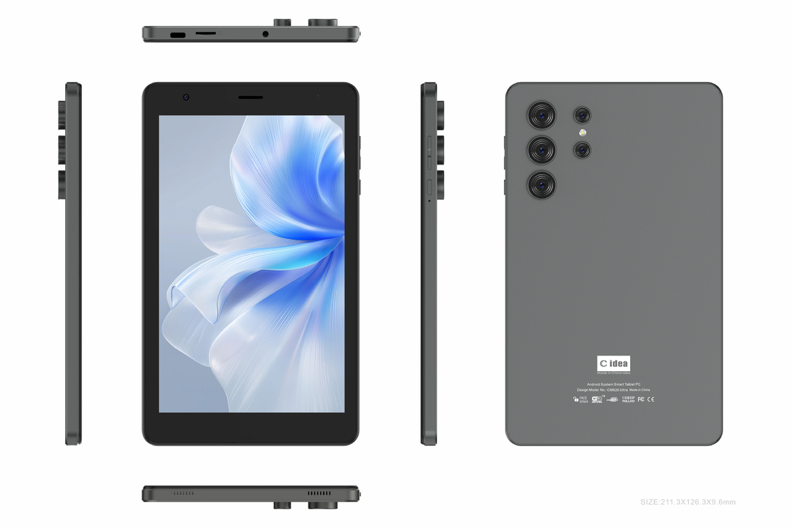 C 아이디어 유스 8인치 태블릿 안드로이드 13 블루 라이트 화면, 와이파이, 32GB + 64GB, 800*1280 IPS 인셀 CM826