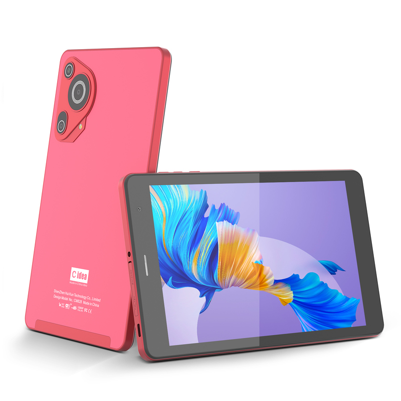 C idea Youth 빨간색 8인치 태블릿 안드로이드 15, TF 카드 슬롯, Wi-Fi, 8GB + 512GB, 800*1280 IPS incell CM828