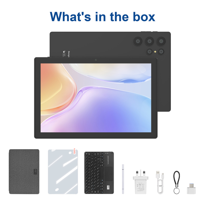 C 아이디어 10.1인치 안드로이드 와이파이 터치 스크린 태블릿 PC 5G LET 키보드 CM8900플러스