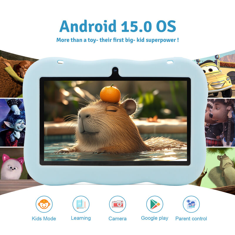 C 아이디어 유스 7인치 태블릿 안드로이드 15 TF 카드 슬롯, 와이파이,6GB +128GB, 1024*600 IPS 인셀 CM66