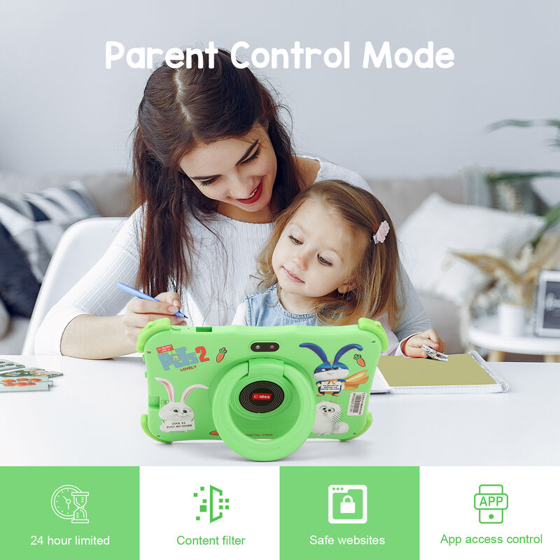 C 아이디어 유스 7인치 태블릿 안드로이드 16 TF 카드 슬롯, 와이파이,8GB +256GB, 1024*600 CM89