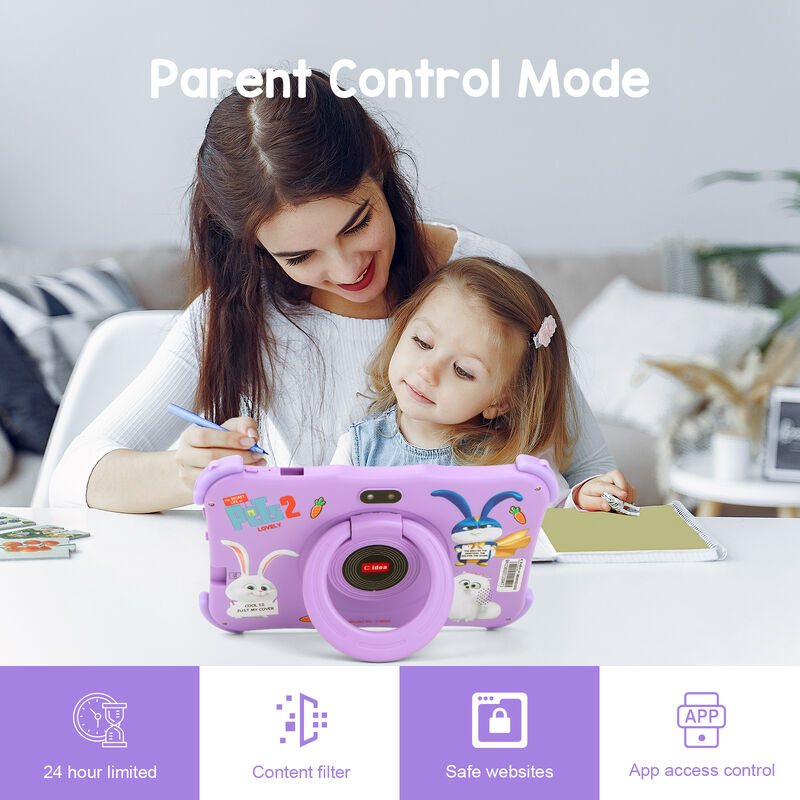 C 아이디어 유스 7인치 태블릿 안드로이드 16 TF 카드 슬롯, 와이파이,8GB +256GB, 1024*600 CM89