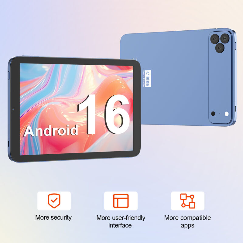 C 아이디어 10.1인치 안드로이드 와이파이 터치 스크린 파란색 태블릿 PC 5G 키보드 쿼드 코어 CM10017Air