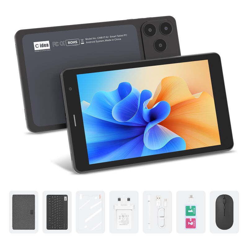 C 아이디어 8인치 안드로이드 16 태블릿 8GB RAM 512GB ROM 모델 CM817 에어