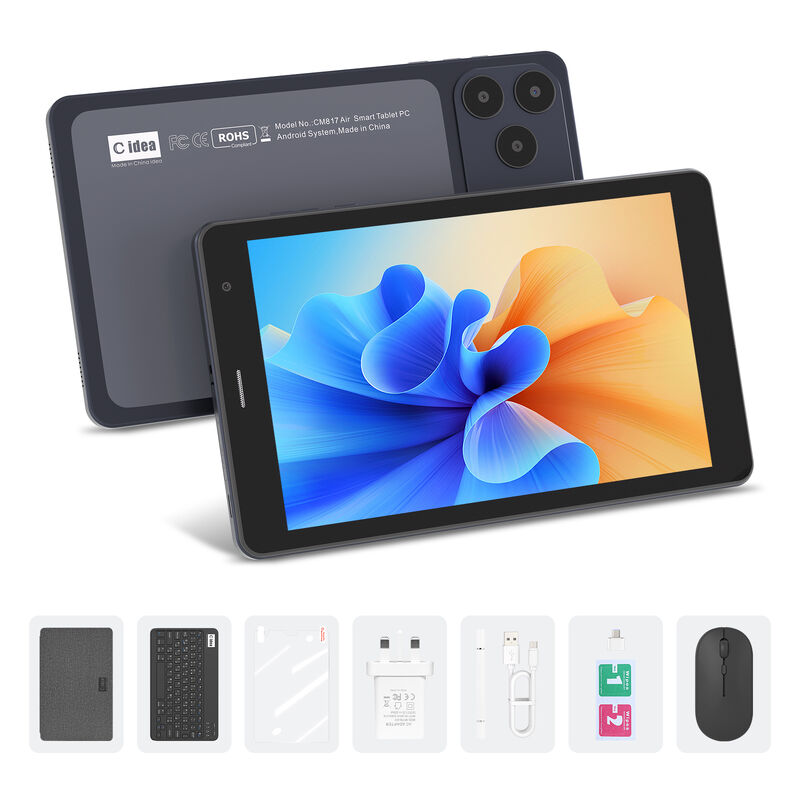 C 아이디어 8인치 안드로이드 16 태블릿 8GB RAM 512GB ROM 모델 CM817 에어