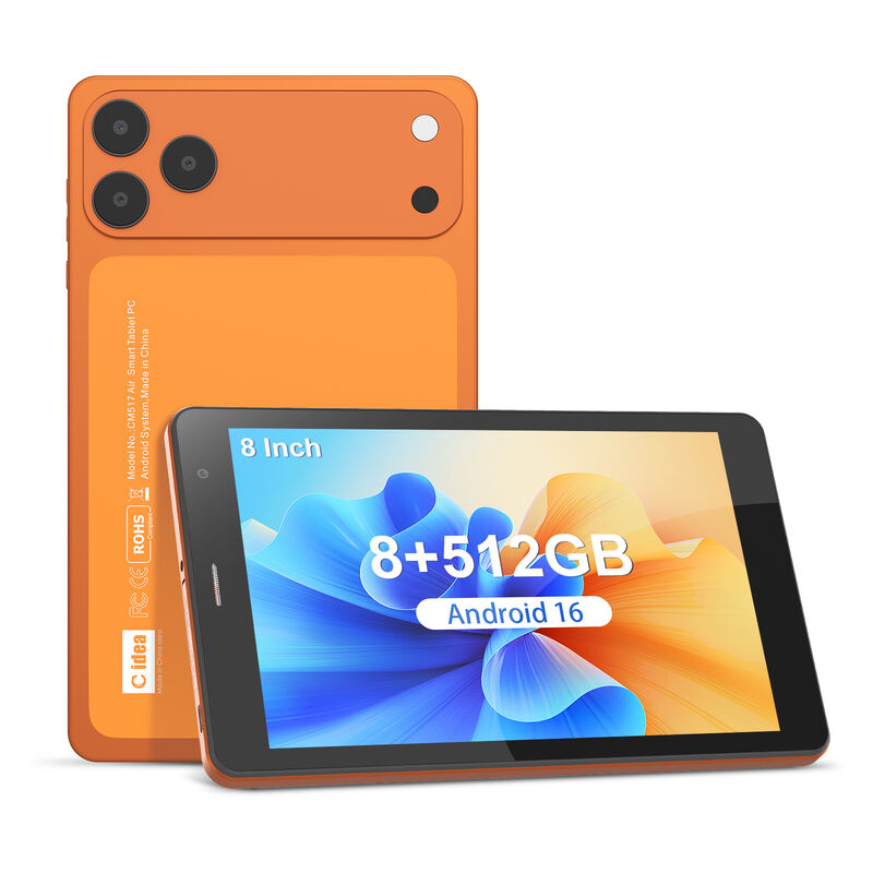 C idea 7인치 와이파이 태블릿 (케이스 포함) 8+256GB 저장공간 쿼드코어 프로세서 600x1024 IPS 터치스크린 CM517 air