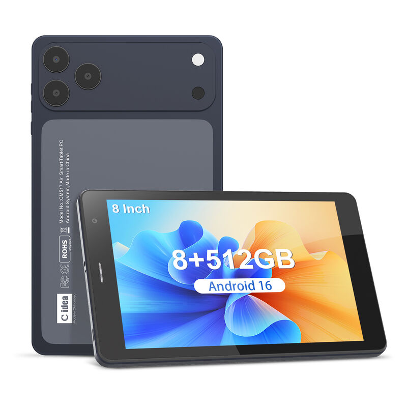 C idea 7인치 와이파이 태블릿 (케이스 포함) 8+256GB 저장공간 쿼드코어 프로세서 600x1024 IPS 터치스크린 CM517 air