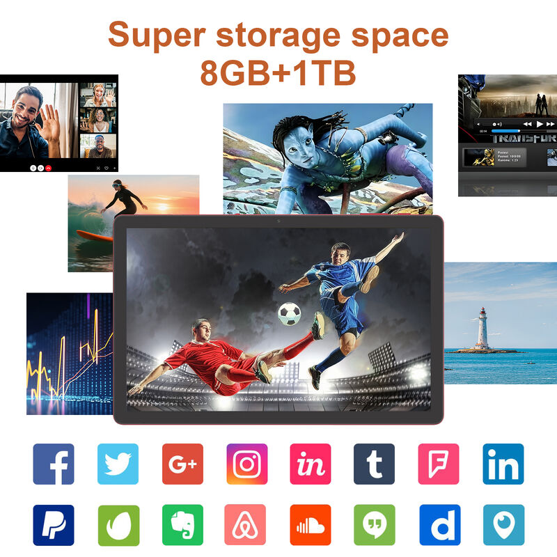 C idea SIM Support 8GB RAM 1TB 10.36 Inch Tablet PC with Keyboard for Students CM10016 PLUS