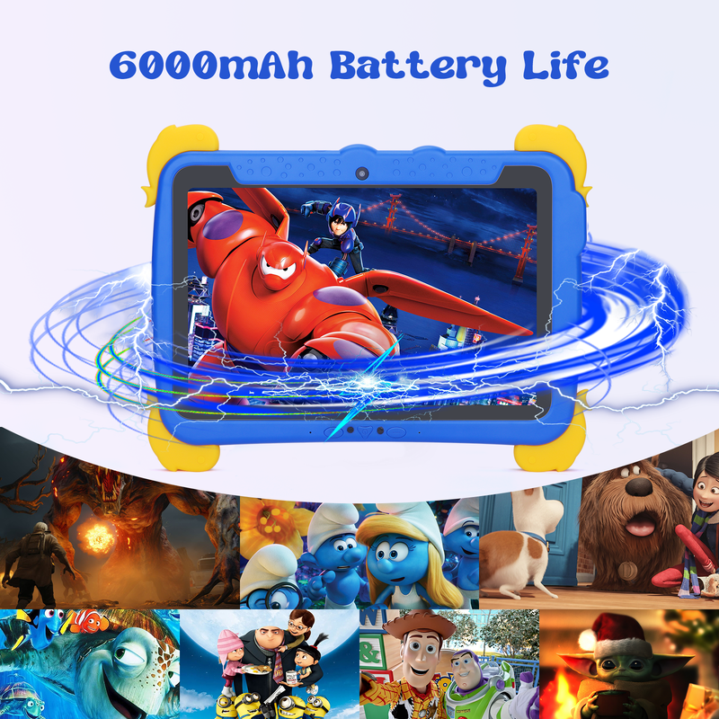 C 아이디어 10.1인치 안드로이드 태블릿 4GB RAM 64GB ROM 태블릿 키즈패드 P1100