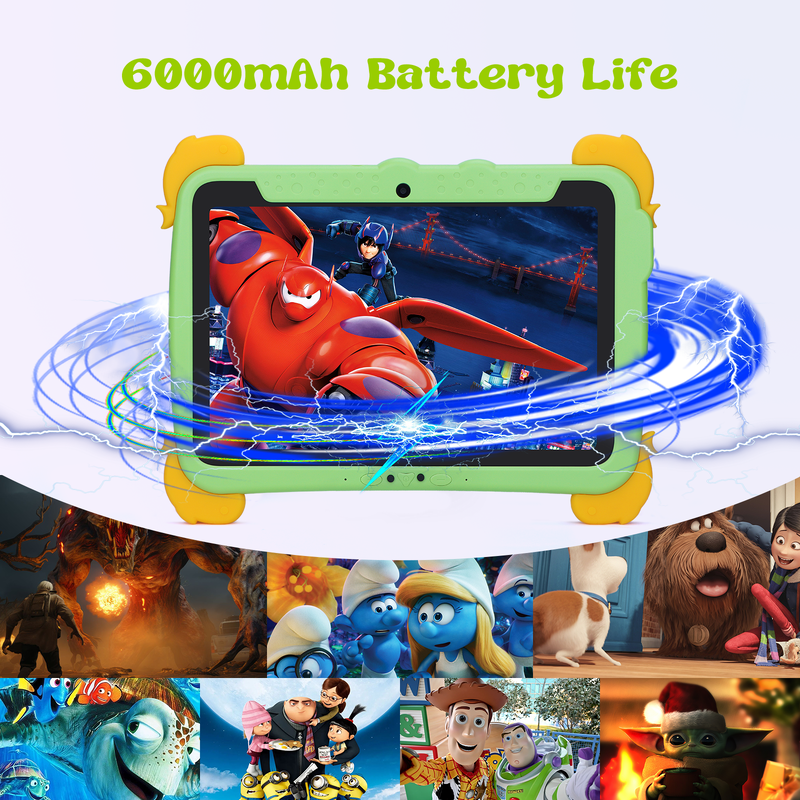 C 아이디어 10.1인치 안드로이드 태블릿 4GB RAM 64GB ROM 태블릿 키즈패드 P1100