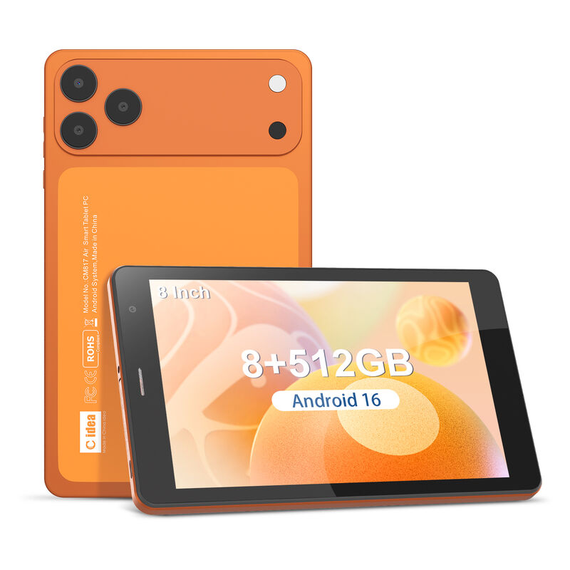 C 아이디어 8인치 안드로이드 16 태블릿 8GB RAM 512GB ROM 모델 CM817 에어