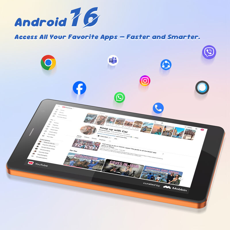 C 아이디어 8인치 안드로이드 16 태블릿 8GB RAM 512GB ROM 모델 CM817 에어
