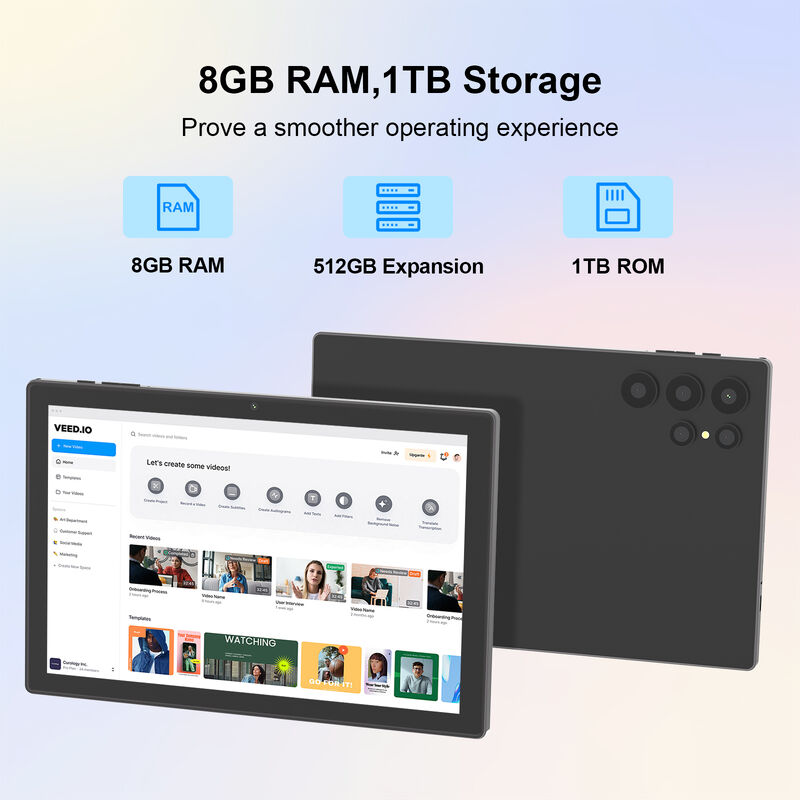 C 아이디어 CM9000 울트라 10.1인치 태블릿 PC 안드로이드 16 옥타 코어 퀄컴 프로세서 HD 용량 화면